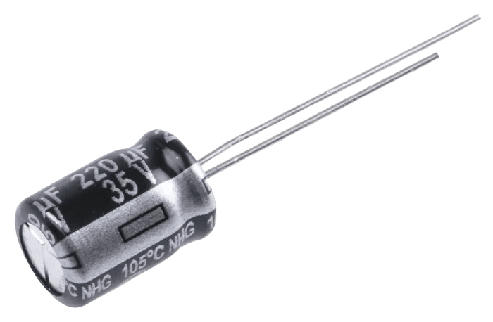220 uF Capacitor 35V dc, Radial