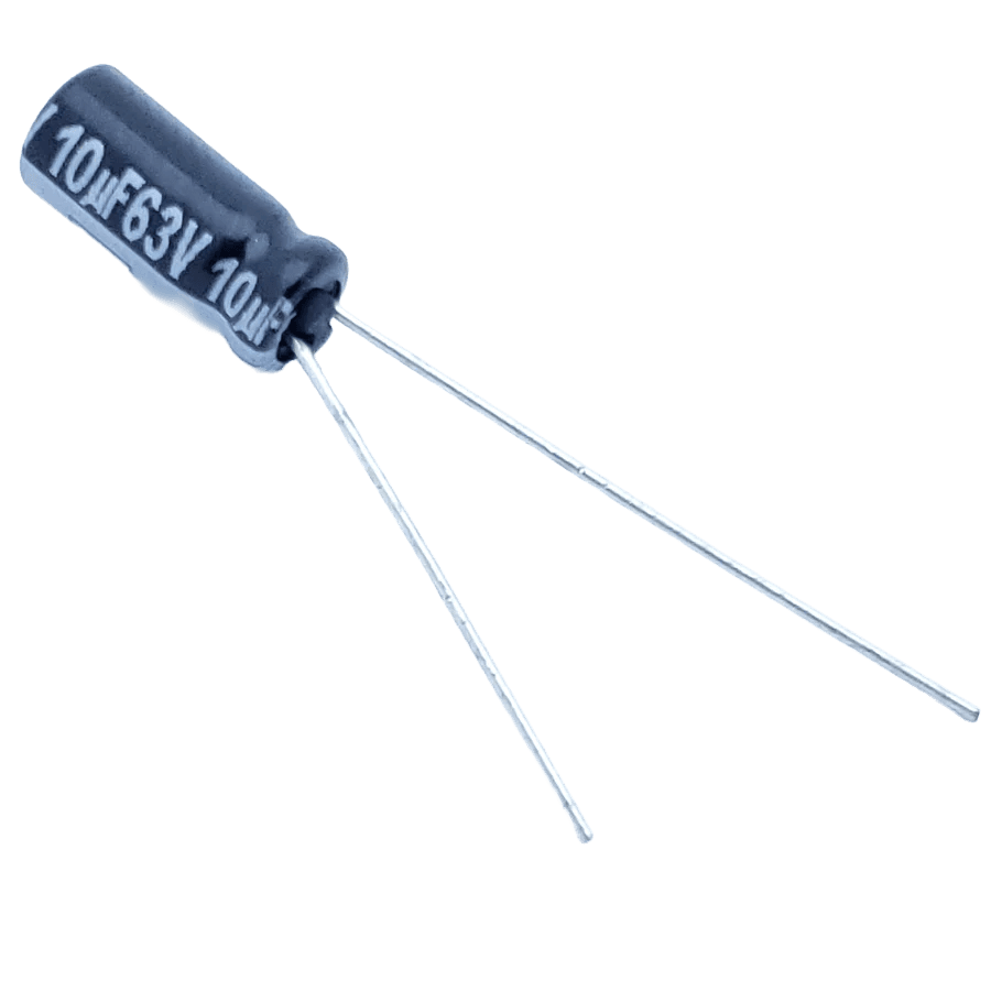 10uF 63 Volt Electrolytic Capacitor