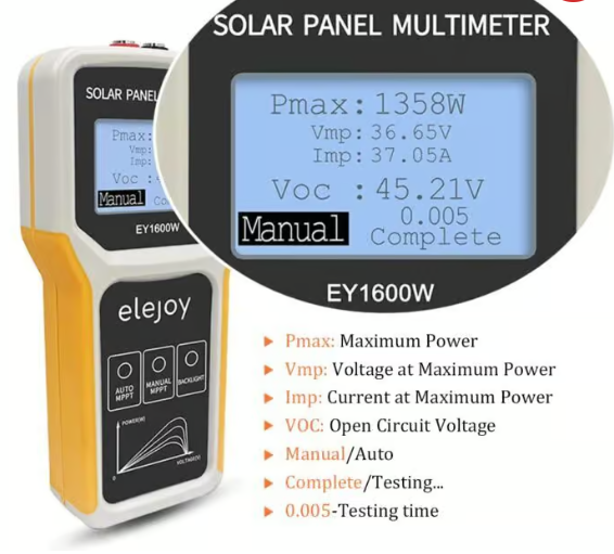 Elejoy EY1600W Solar Panel Tester