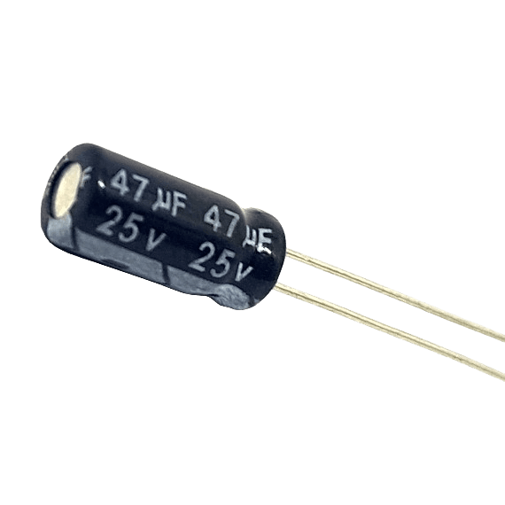 25V 47MFD 25VDC 5x7mm Electrolytic Capacitors