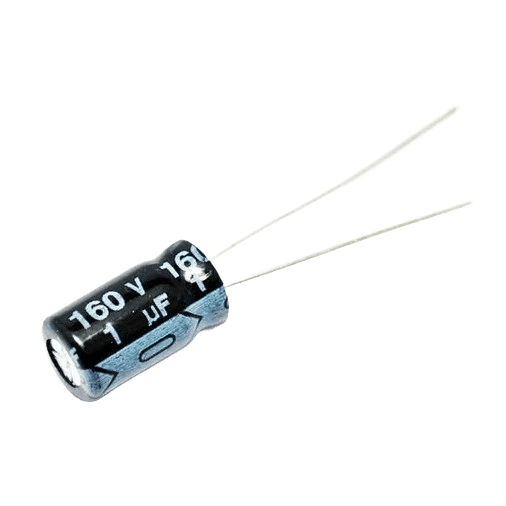 1uF 160V 1MFD 160Volts 5*11mm Aluminum Electrolytic Capacitor