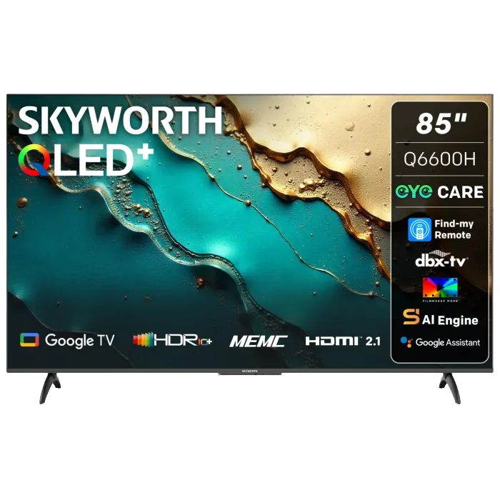 Skyworth 85-inch QLED Google TV-85Q6600H