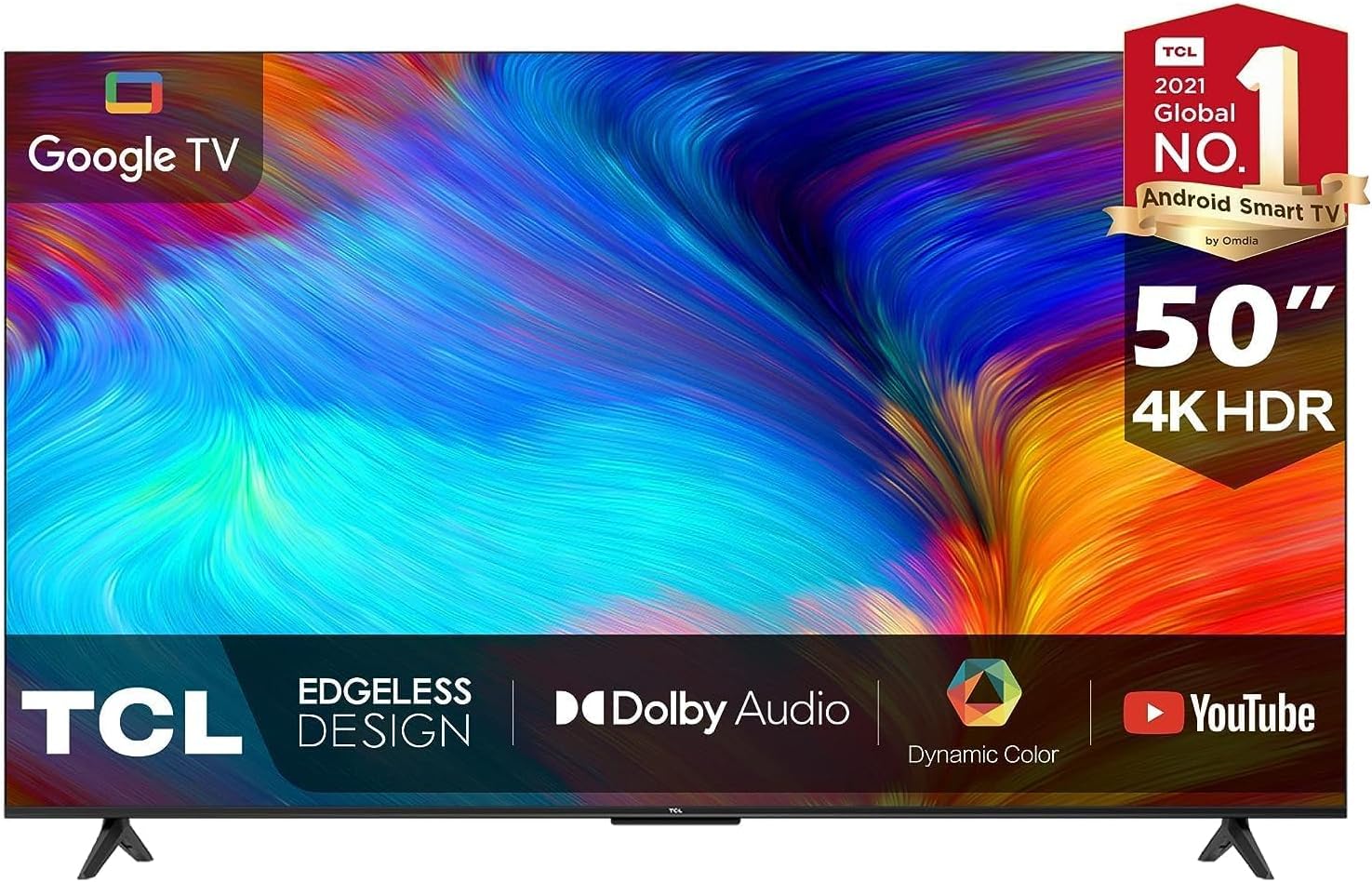 TCL 50 Inch UHD 4K HDR Google TV 50P/V635