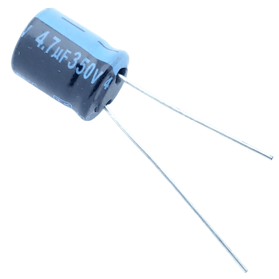 4.7uF 350 Volt Electrolytic Capacitor