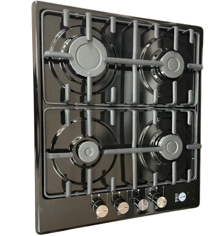 IQRA Built-In Gas Hob, 60cm, 4 Gas Burners – IQ-BH640BLK