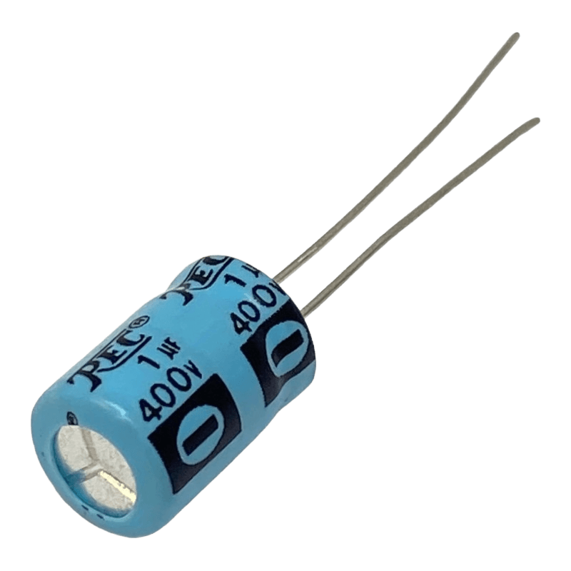 1uF 400V Radial Electrolytic Capacitor