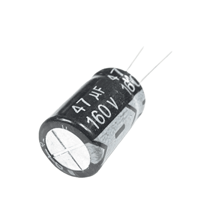 47uf 160v aluminum electrolytic capacitor