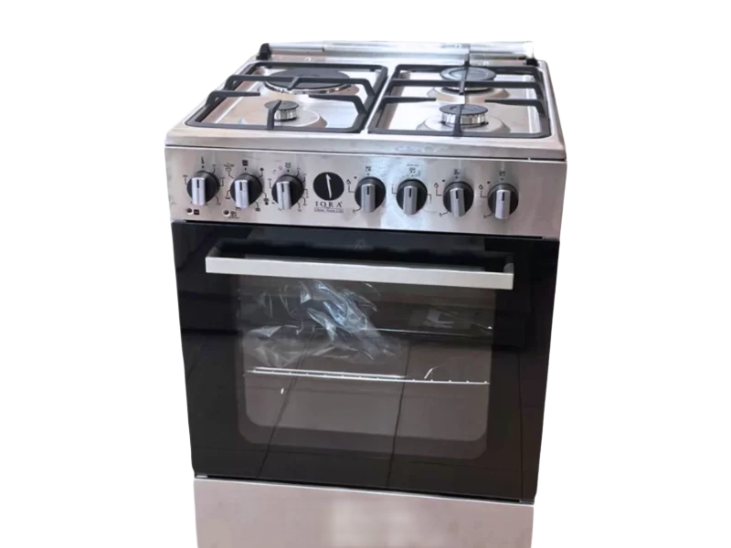 IQRA 60cmx60cm Cooker, IQ-FC6031-SS; 3 Gas + 1 Electric Burner