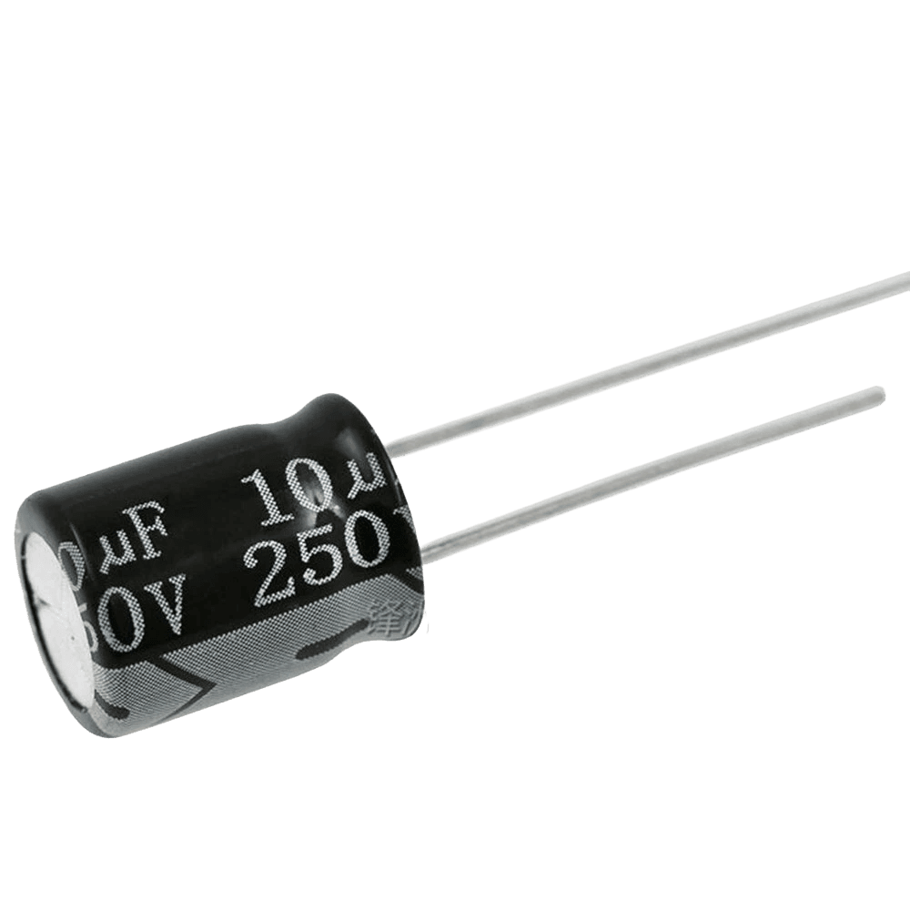 10uF/250V 8*12mm Aluminum Electrolytic Capacitor