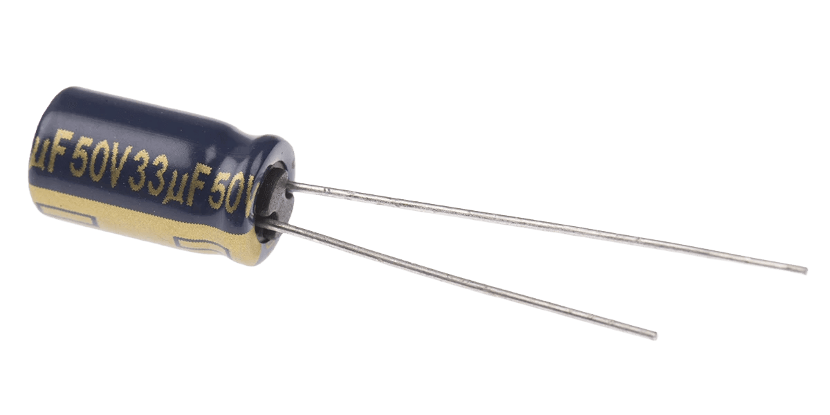 33uF 50V Electrolytic Capacitor