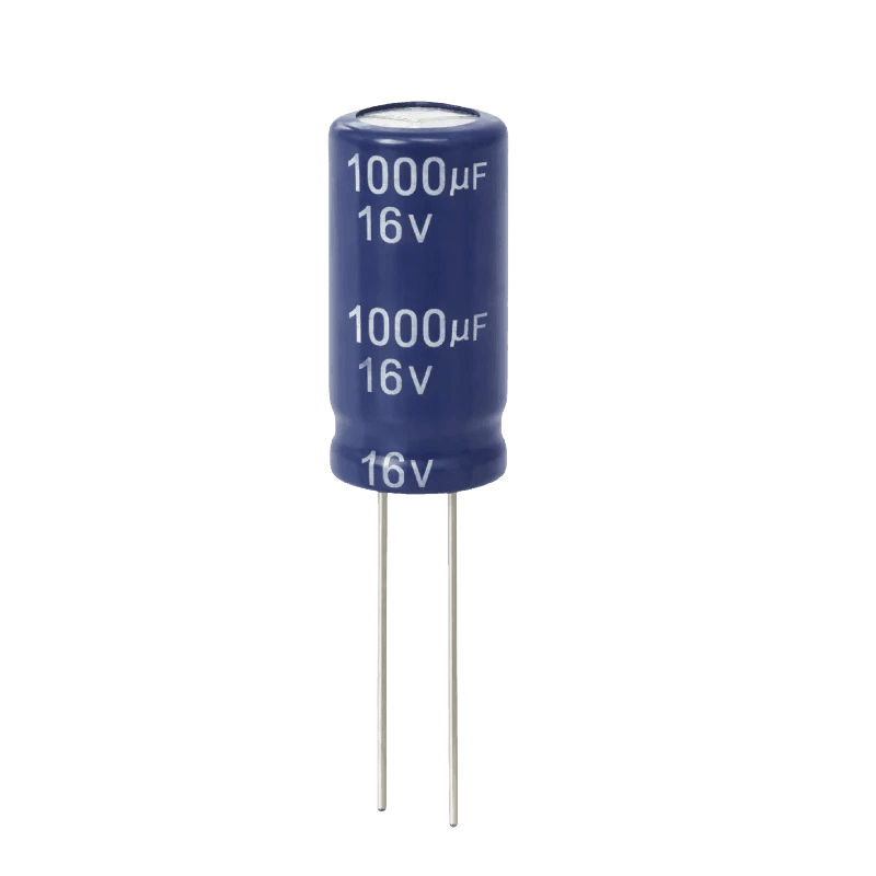 1000uF 16V Aluminum Radial Electrolytic Capacitor