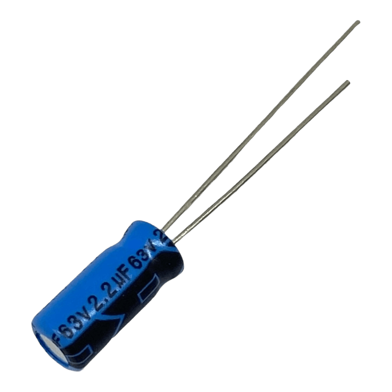 2.2uF 63V Radial Electrolytic Capacitor