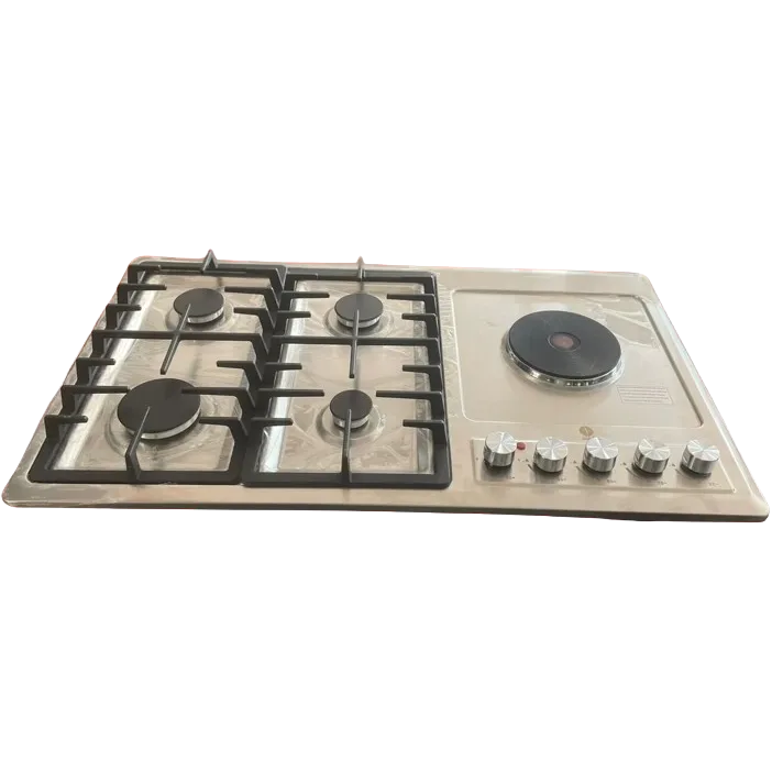 IQRA 90cm Built-in Hob, 4 Gas Burners + 1 Electric | IQ-KH5006E-SS