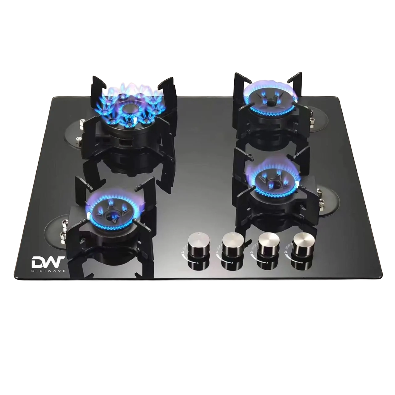 DWGC2002 Glass Body 4 Gas Auto Ignition Hob