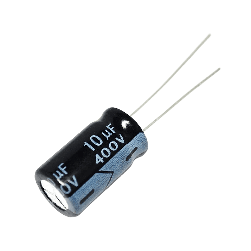 400V/10uF aluminum electrolytic capacitors