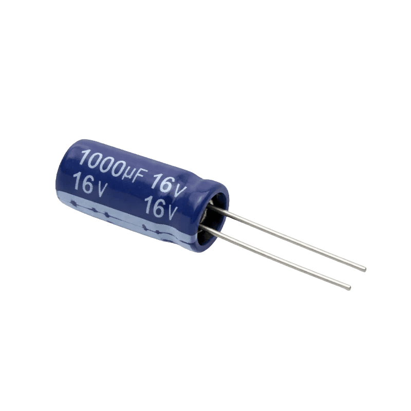 1000uF 16V Aluminum Radial Electrolytic Capacitor