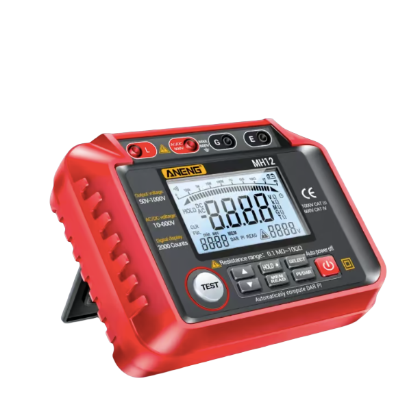 ANENG MH12 Insulation Resistance Tester – 1000V Megohmmeter with PI/DAR, AC/DC Voltmeter & Data Storage