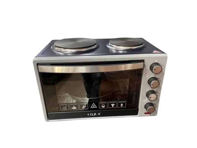 IQRA 30L Premium Electric Oven with Hot Plates IQ-EO38HP