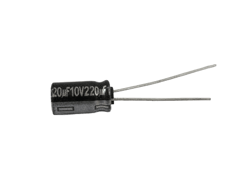 10v 220uf Aluminum Electrolytic Capacitor