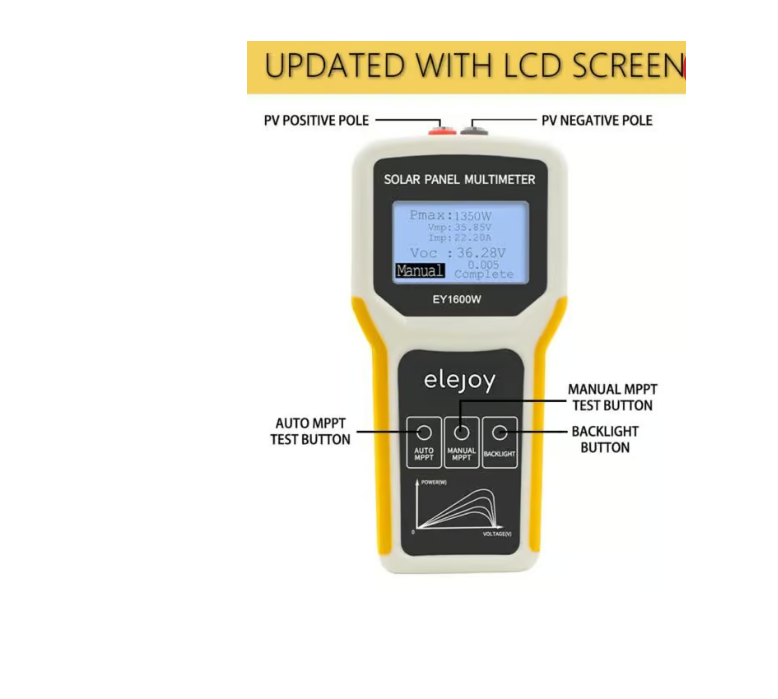 Elejoy EY1600W Solar Panel Tester