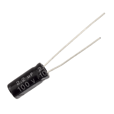 2.2 UF 100 V Electrolytic Capacitor