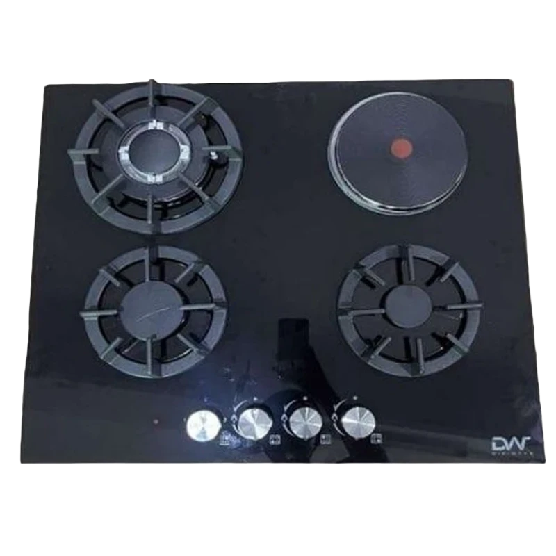 Digiwave Glass Body 3 Gas+1 Hot Plate | DWHOB2001