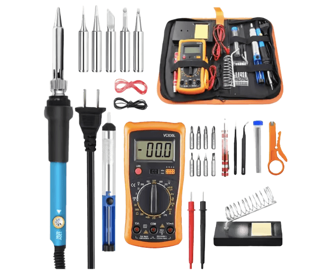 60W Soldering Kit With A Multimeter