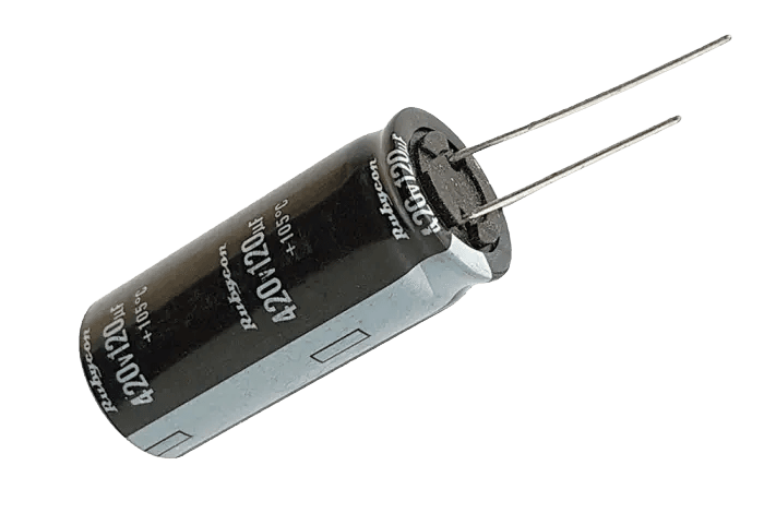 Electrolytic capacitor 120uF 420V