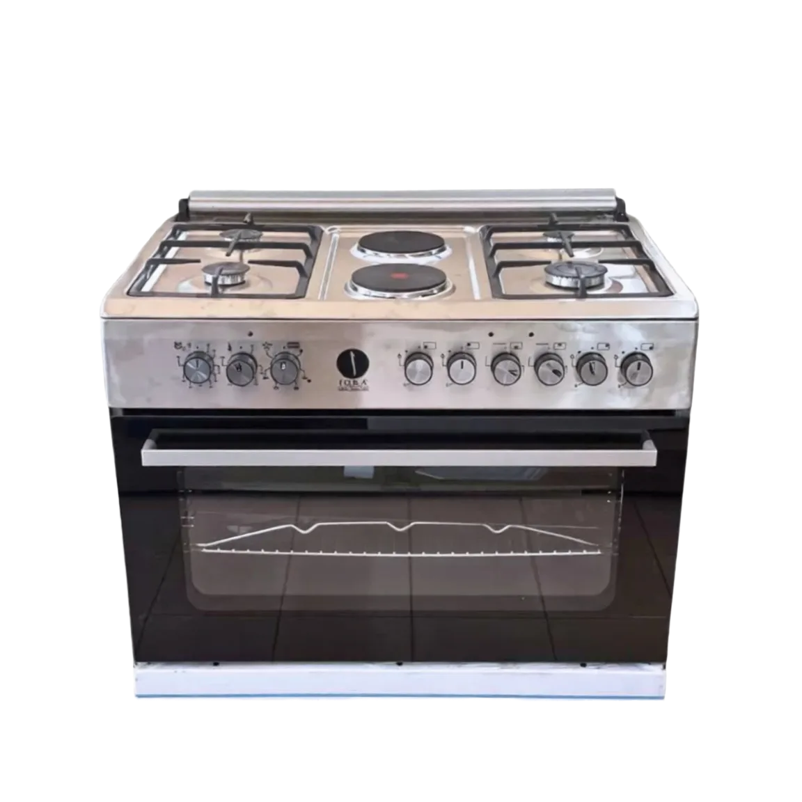 IQRA 90x60cm Cooker 4 Gas+ 2 Electric Plates | IQ-FC9042-SS