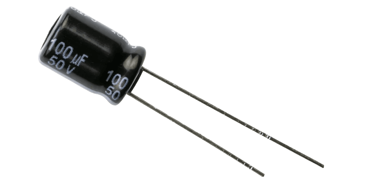 100uF Electrolytic Capacitor 50V dc