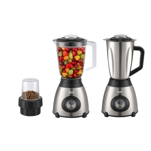 Digiwave 3 in 1 1.5L Stainless Steel & Plastic Jars Blender – DWBL-1212