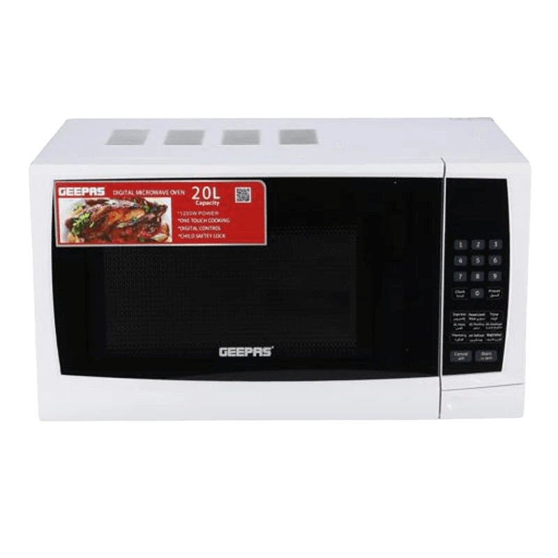Geepas Digital Microwave Oven GMO1895, 20L Capacity