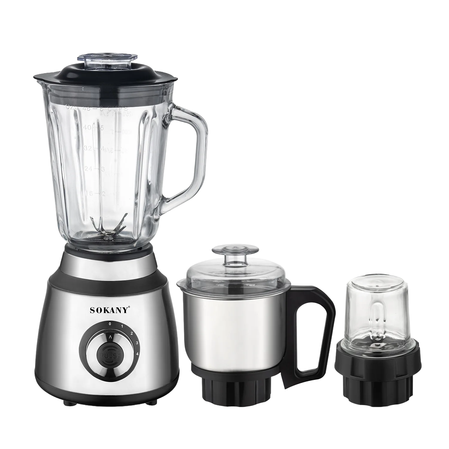 SOKANY SK-03027 Multifunctional 3 In 1 Food Processor, 1000W Power