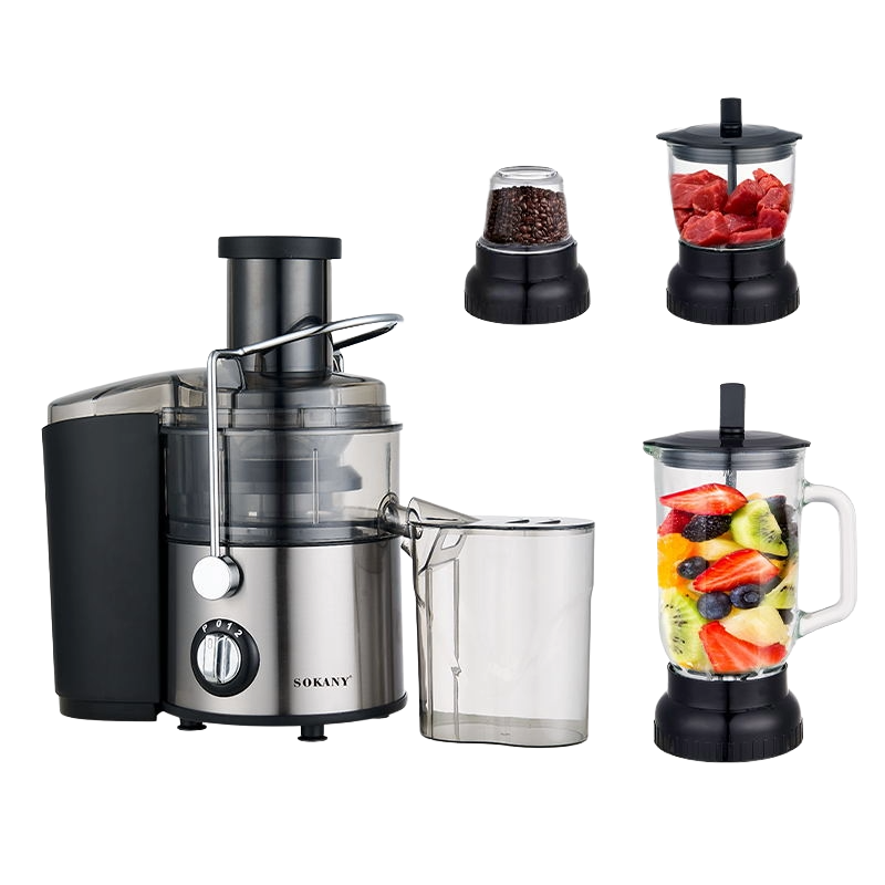 SOKANY 4 in 1 SK-4009 Grinder, Blender and Juicer Machine