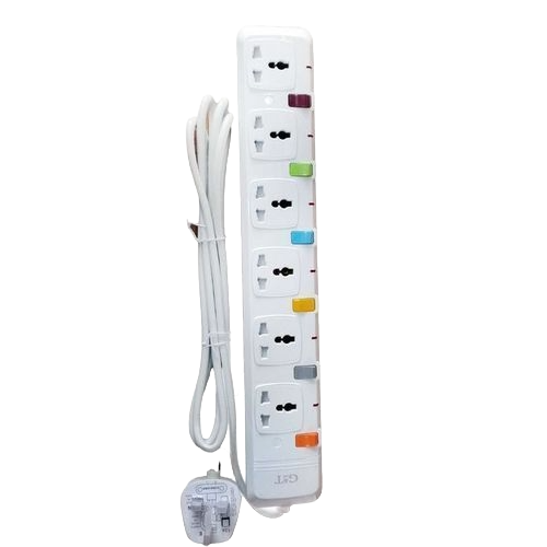 G & T 6 Way Extension 3 meter