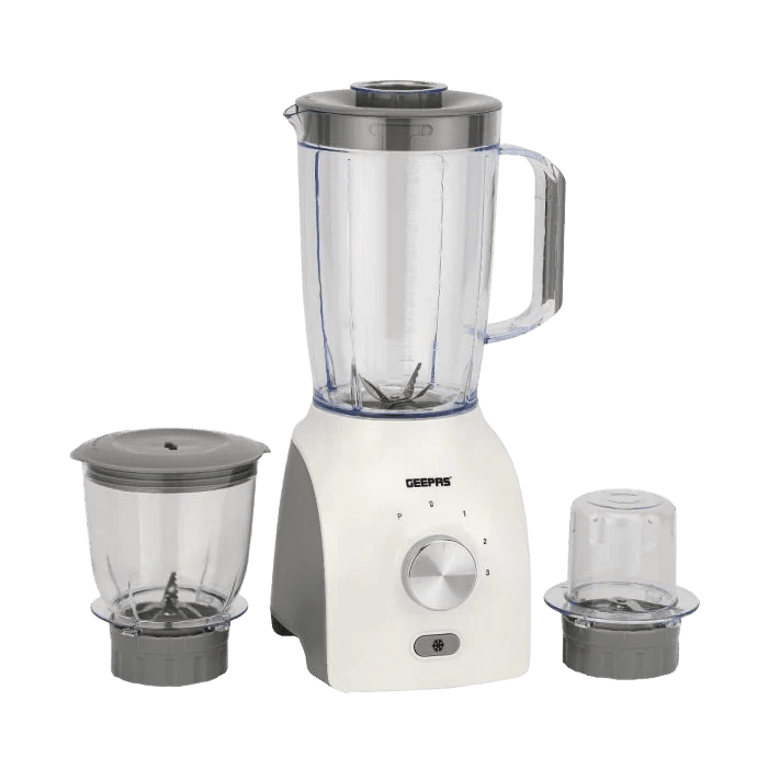 Geepas 3-in-1 Blender- GSB44034N/ 600 W, Powerful Motor