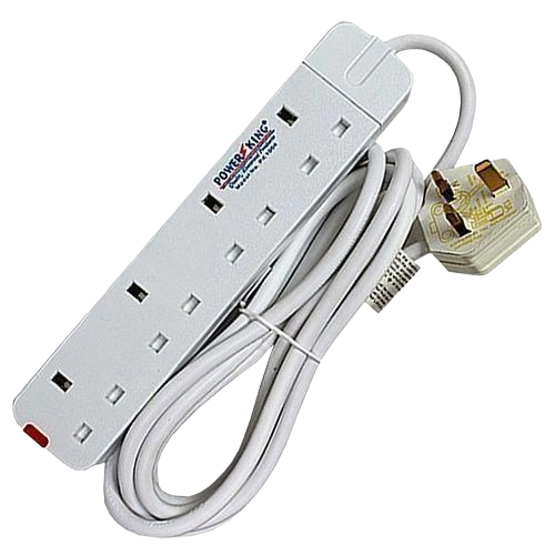 Power King Original 4-Way Extension Cable - 3M