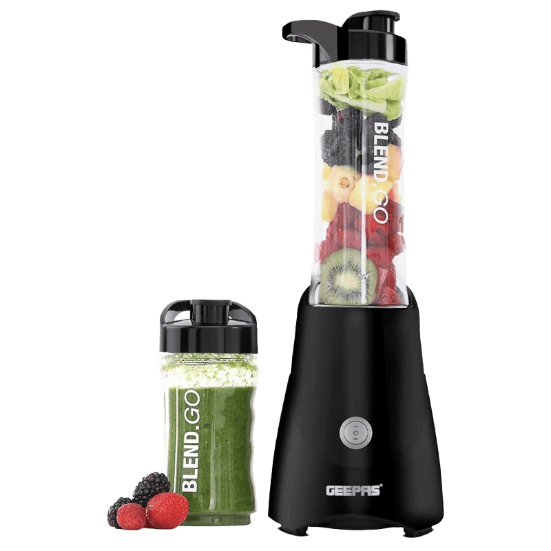 Geepas 300W Personal Blender Stainless Steel Blade, GSB44075