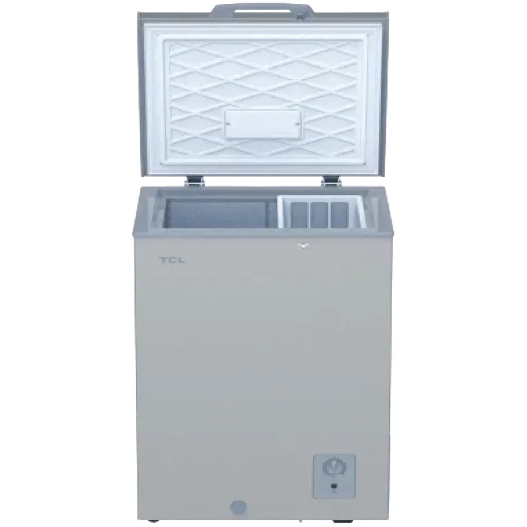 TCL 130 Liter Chest Freezer, Silver, F130CF
