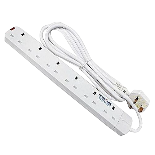Power King 6 Way Extension Cable 3 Meters